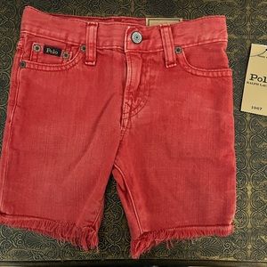 NWT Ralph Lauren Girls Cutoff Bermuda Shorts